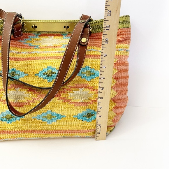 Patricia Nash Hand-Loomed Cotton Weave Chennai Tote Bag - Picture 9 of 10